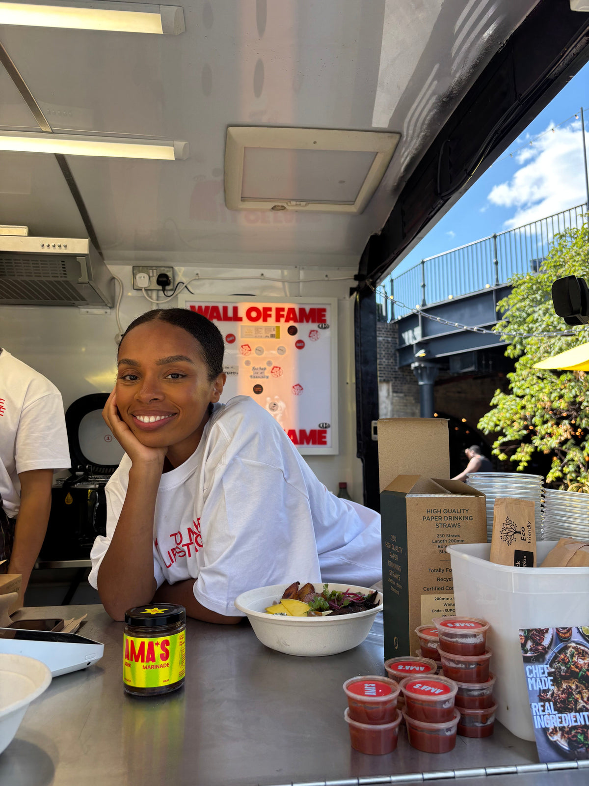 AMA'S food truck at Coal Drops Yard, King's Cross