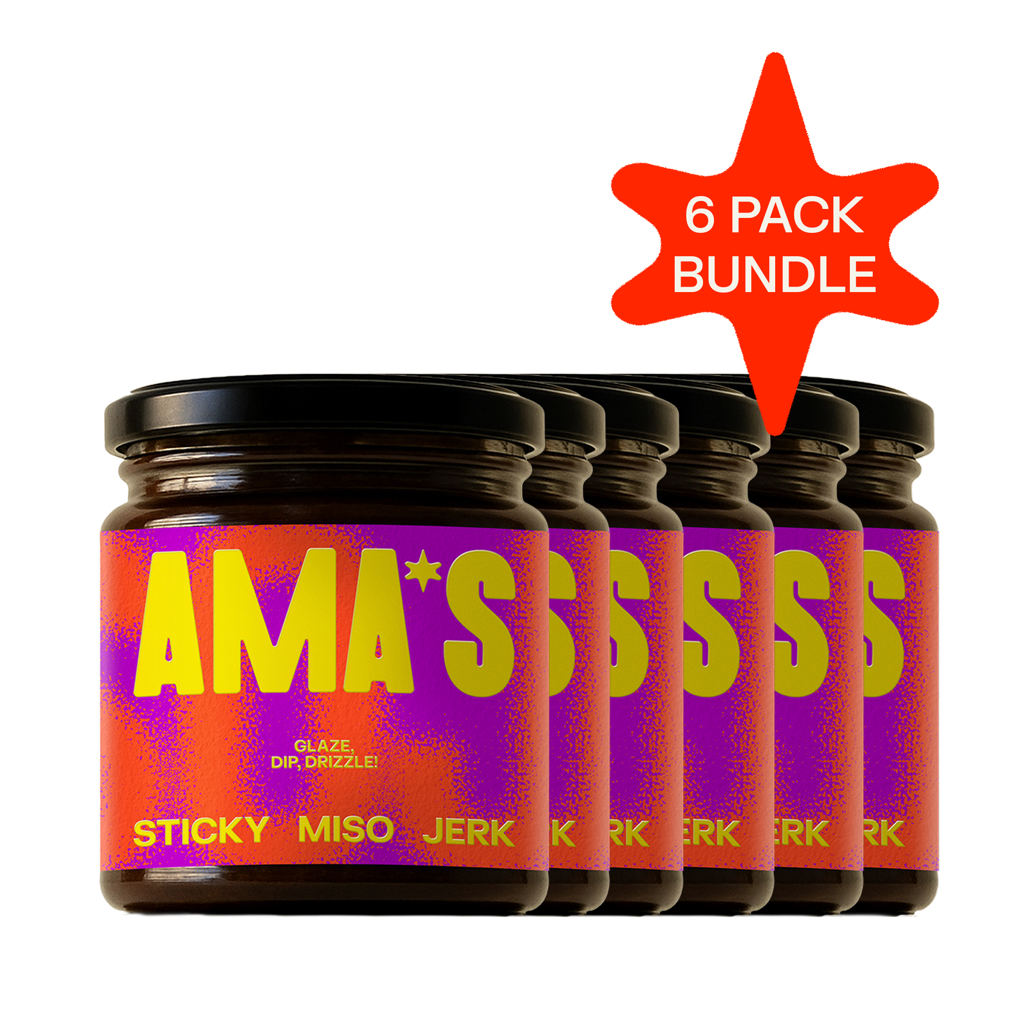 6 x Sticky Miso Jerk